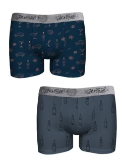 Pánske boxerky John Frank JF2BEF40 2PACK