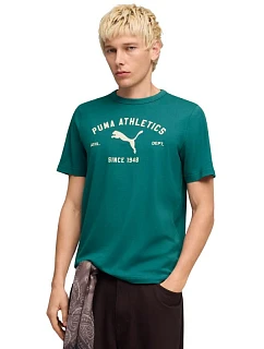 Pánske tričko Puma Class Graphic Tee green 692226 41 pánske
