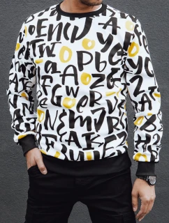 FashionStreet pánska biela mikina BX5761