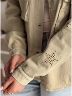 Dámska prechodná bunda v jednej veľkosti vo farbe hviezd STRASHINE hnedá FashionStreet TY4847