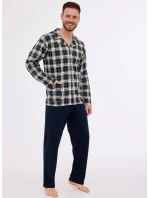 Cornette pyžamo 114/73 long/r 3XL-5XL pánske bez zipsu