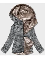 Kapucínová dámska obojstranná bunda (BR9795-12) Kapucínová dámska obojstranná bunda (BR9795-12)