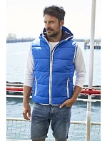 Daiber JN 1076 Pánska vesta „Maritim“ 02.1076 slnečnožltá/biela