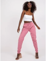 Tepláky TW DR 1033.16P tmavo ružová