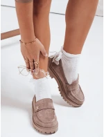 Dámske mokasíny béžové FashionStreet ZY1132 Dámske mokasíny béžové FashionStreet ZY1132