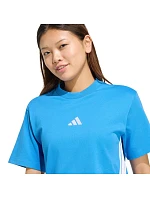 Dámske bavlnené tričko adidas Essentials 3-Stripes light blue KC5197 Dámske bavlnené tričko adidas Essentials 3-Stripes light blue KC5197