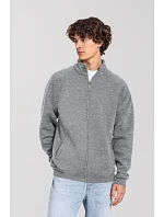 Fruit of the Loom Iconic Premium Sweat Jacket Mikina z hrubej bavlny 16.2290 light graphite Fruit of the Loom Iconic Premium Sweat Jacket Mikina z hrubej bavlny 16.2290 light graphite