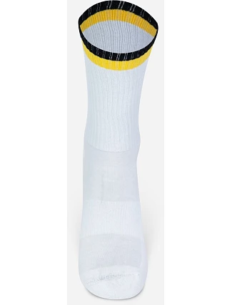 Mr. Socks L 05006 Tenisové ponožky „Two Tone“ 88.5006 biela/čierna/žltá