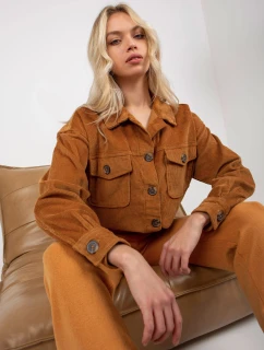 Košeľa D60002M11008C2 svetlo hnedá