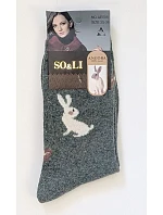 Ponožky WiK SO&LI 3002, vzor 12, angora, veľkosti 35–42 Ponožky WiK SO&LI 3002, vzor 12, angora, veľkosti 35–42