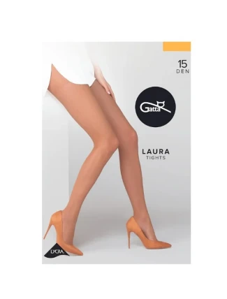 Dámske pančuchové nohavice Gatta Laura 15 den 5-XL, 3-Max Dámske pančuchové nohavice Gatta Laura 15 den 5-XL, 3-Max