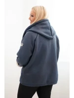 Dámska bunda s kapucňou v nadmernej veľkosti s Aries Denim