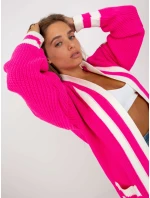 Dámsky sveter LC SW 029 fluo ružová