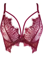 Dámska korzetová podprsenka V-9431 Burgundy - Axami