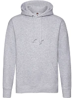 Fruit of the Loom Premium Hooded Sweat Pánska mikina s kapucňou 16.2152 heather grey Fruit of the Loom Premium Hooded Sweat Pánska mikina s kapucňou 16.2152 heather grey