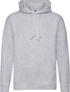 Fruit of the Loom Premium Hooded Sweat Pánska mikina s kapucňou 16.2152 heather grey