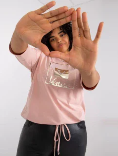 Blúzka RV BZ 7406.22 svetlo ružová