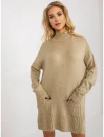 Dámsky sveter RV SW 7051 béžový Dámsky sveter RV SW 7051 béžový