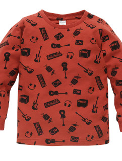 Pinocchio Let's Rock Longsleeve Red
