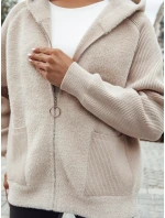 Dámska alpaková bunda KATHERINE beige FashionStreet TY4540
