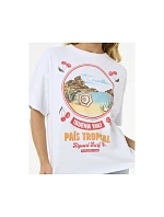 Tričko RIP CURL Cove Heritage Tee, biele Tričko RIP CURL Cove Heritage Tee, biele