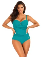 Dámske jednodielne plavky New Trends 6 S8030D2-10 tyrkysové - Self Dámske jednodielne plavky New Trends 6 S8030D2-10 tyrkysové - Self