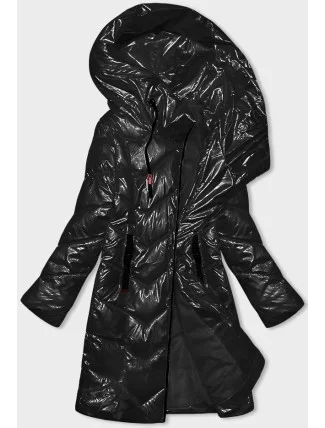 Dámska metalická zimná bunda Rosse Line Black (7227)