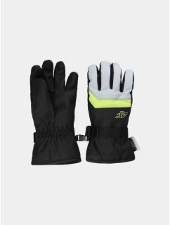 Chlapčenské lyžiarske rukavice 4F Junior 4FJWAW24AFGLM129-21S