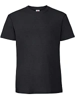 Fruit of the Loom Iconic 195 T Pánske tričko z hrubého materiálu 16.1422 čierne