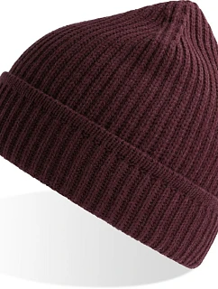 Atlantis Headwear Maple Pletená čiapka „Maple“ 33.0112 bordová melírovaná