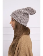 Dámska čiapka Delia K260 tmavo béžová