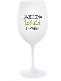 BABY'S FLUID THERAPY - pohár na biele víno 350 ml