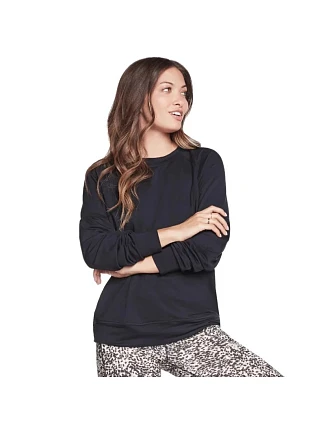 Skechers Skechluxe Restful Crew LT181-BLK Čierne M