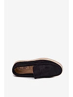 Espadrilky Espadrilky pánske čierne Rexton Espadrilky Espadrilky pánske čierne Rexton