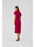 Košeľové šaty S363 slivka - Stylove Košeľové šaty S363 slivka - Stylove