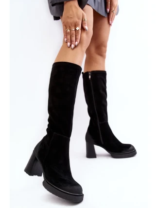 Čižmy na podpätku model 189037 Step in style