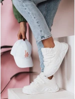 Dámske tenisky na platforme LALANDRA white FashionStreet ZY0685