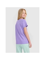 Dievčenské tričko s potlačou 4F 4FJWSS25TTSHF2176-51S