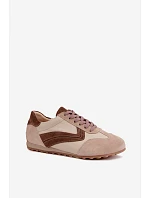 Dámske kožené semišové barefoot tenisky Zazoo N1400 v béžovej farbe Dámske kožené semišové barefoot tenisky Zazoo N1400 v béžovej farbe