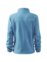 Dámska fleecová bunda azúrovo modrá