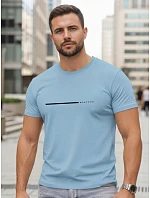 Pánske bavlnené tričko s nápisom „Whatever“ v modrej farbe, FashionStreet NX5128R Pánske bavlnené tričko s nápisom „Whatever“ v modrej farbe, FashionStreet NX5128R
