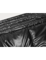 Dámska hrubá obojstranná zimná bunda black-khaki (V768g) Dámska hrubá obojstranná zimná bunda black-khaki (V768g)