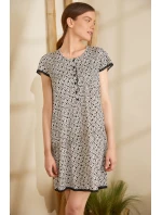 Vamp - Nočná košeľa s potlačou a gombíkmi 14980 - Vamp Vamp - Nočná košeľa s potlačou a gombíkmi 14980 - Vamp