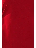 Dámske šaty v bordovej farbe s mašľami model 6291446