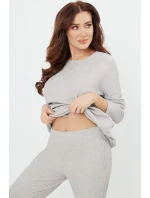 Talianska móda Avira long r. long sp. farba:j.melange