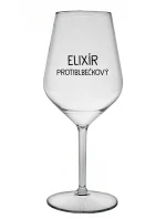 ELIXÍR PROTIBLBEČKOVÝ - čirá nerozbitná sklenice na víno 470 ml ELIXÍR PROTIBLBEČKOVÝ - čirá nerozbitná sklenice na víno 470 ml