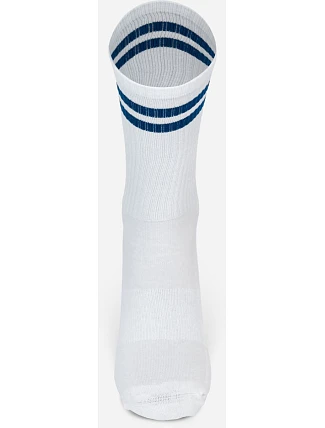 Mr. Socks L 05004 Tenisové ponožky „Basic“ 88.5004 biele/námornícka modrá
