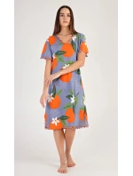 Dámska nočná košeľa s krátkym rukávom Pomaranče