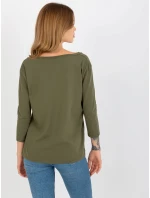 Blúzka EM BZ ES 21 609.10X khaki