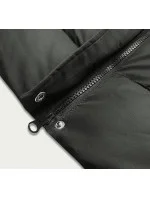 Dlhá dámska páperová vesta v army farbe (5M728-136) Dlhá dámska páperová vesta v army farbe (5M728-136)